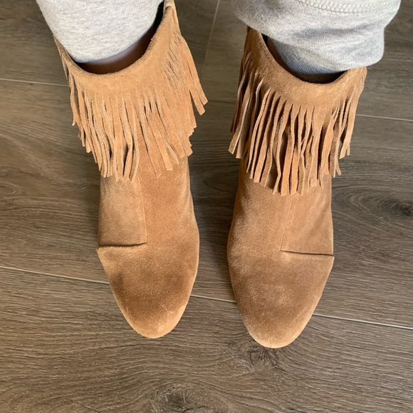 Rag & Bone suede fringe booties Newbury 38, 7.5 - Picture 4 of 8